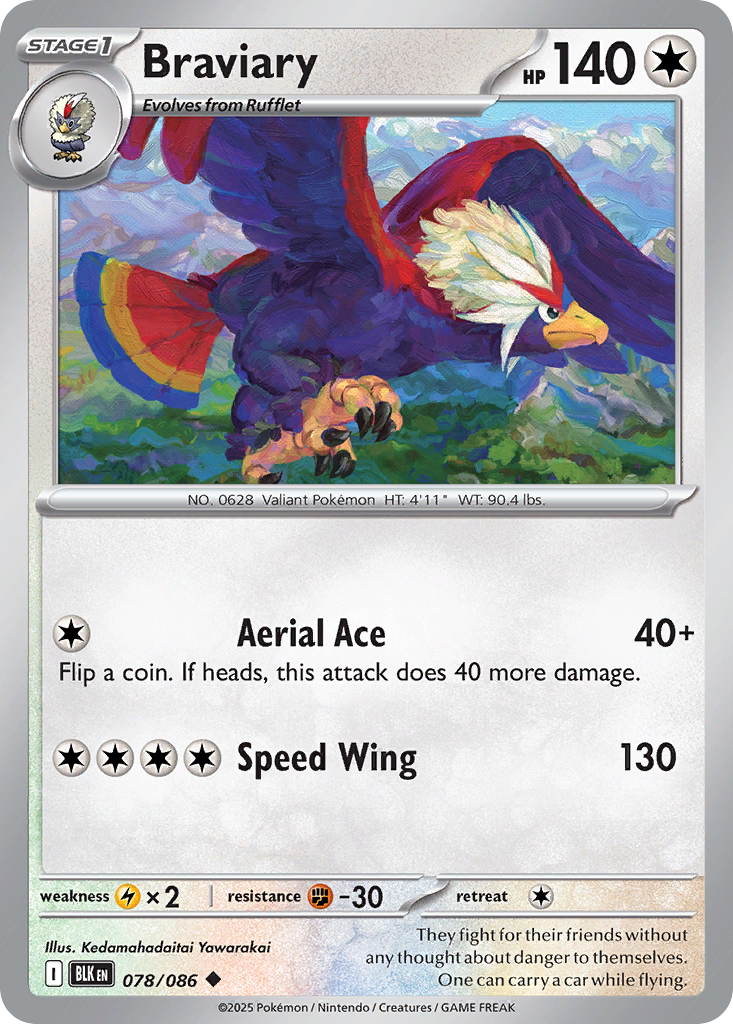 Braviary - Black Bolt SET-78