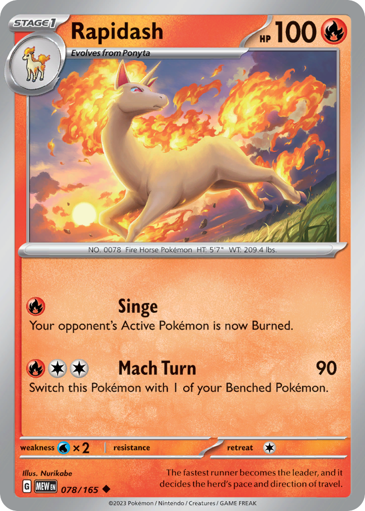 Rapidash - 151 SET-78
