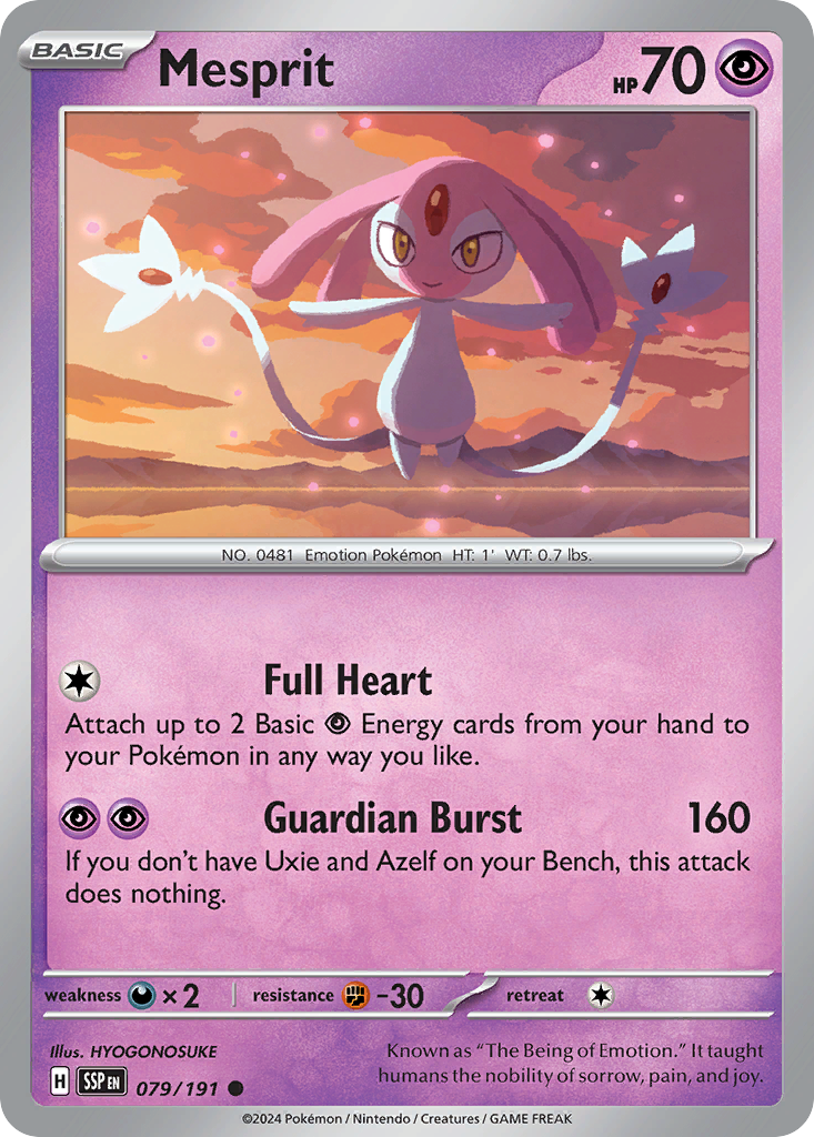 Mesprit - Surging Sparks SET-79