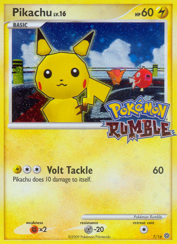 Pikachu - Pokemon Rumble SET-7