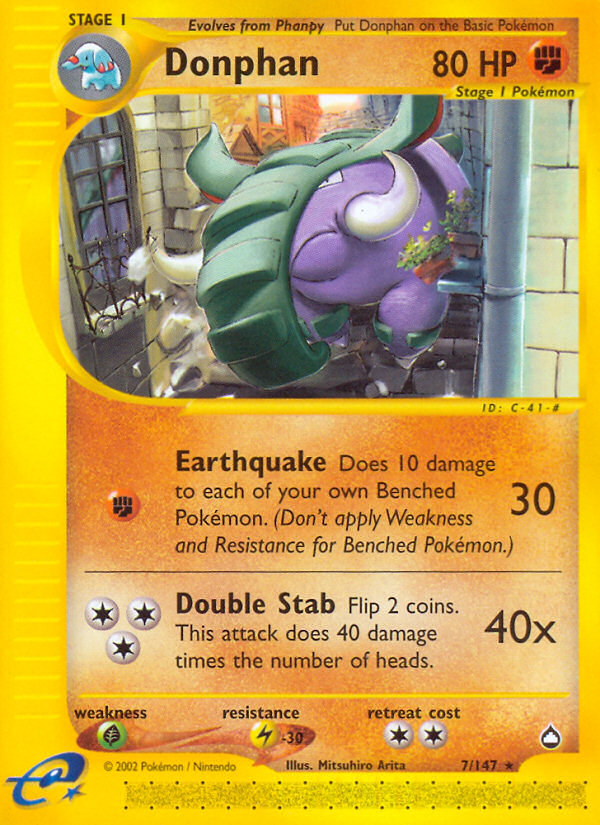 Donphan - Aquapolis SET-7