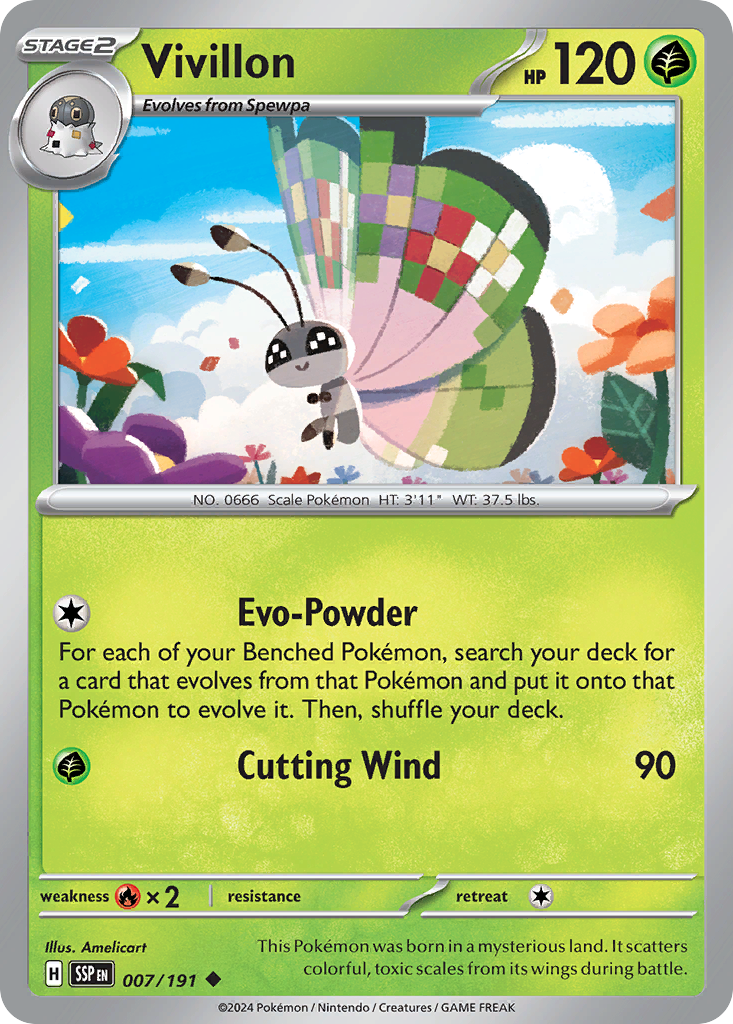 Vivillon - Surging Sparks SET-7