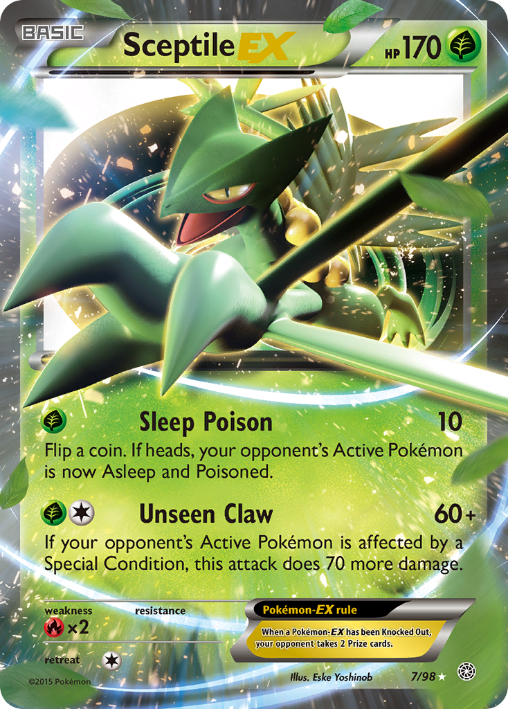 Sceptile-EX - Ancient Origins SET-7