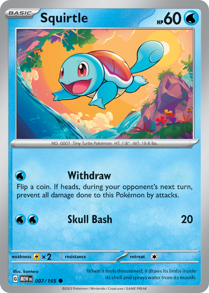 Squirtle - 151 SET-7