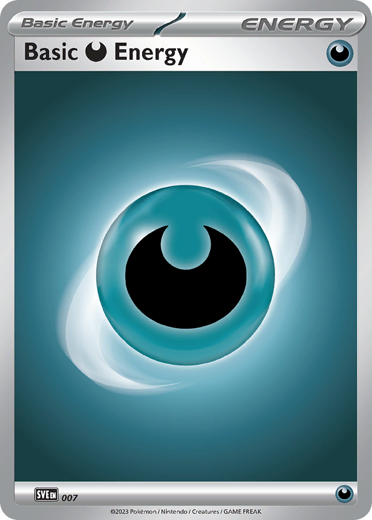 Basic Darkness Energy - Scarlet & Violet Energies SET-7