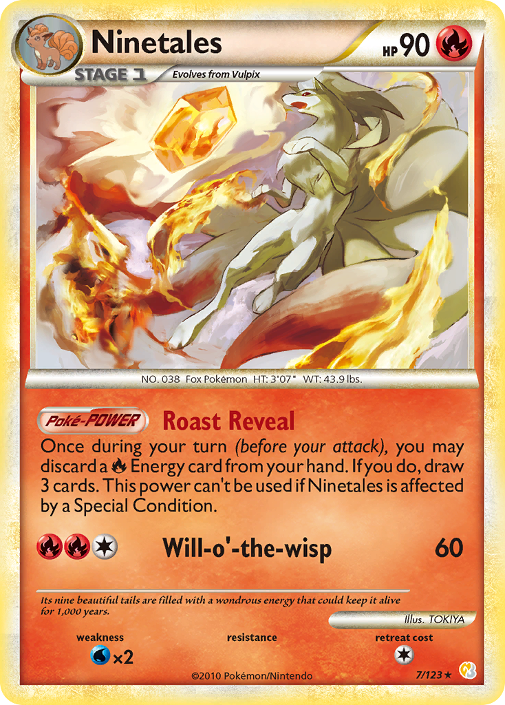 Ninetales - HeartGold & SoulSilver SET-7