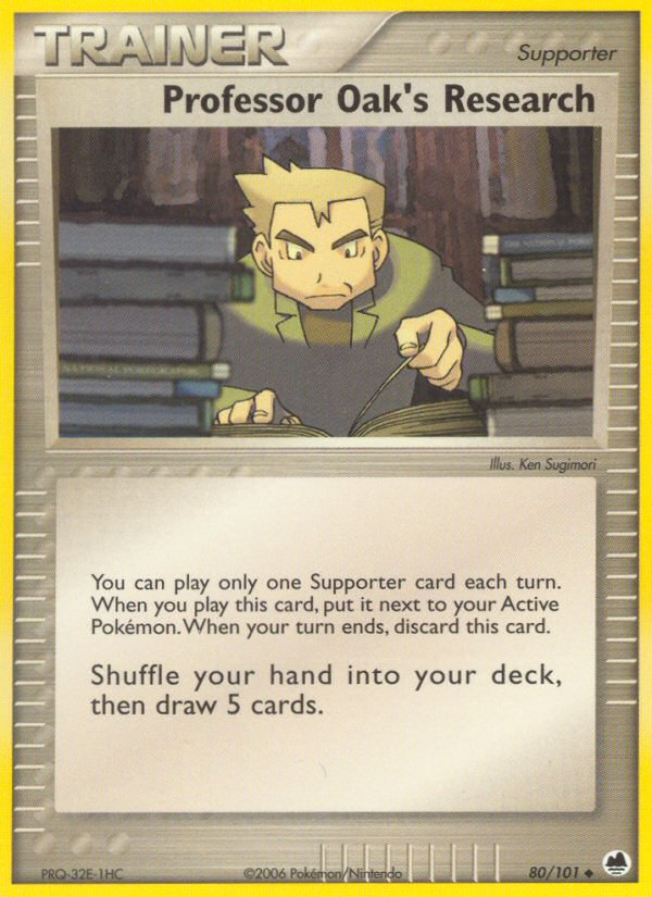 Professor Oak's Research - Dragon Frontiers SET-80