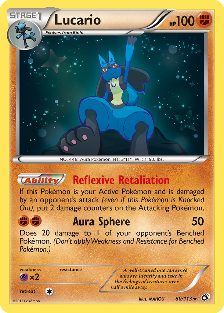 Lucario - Legendary Treasures SET-80