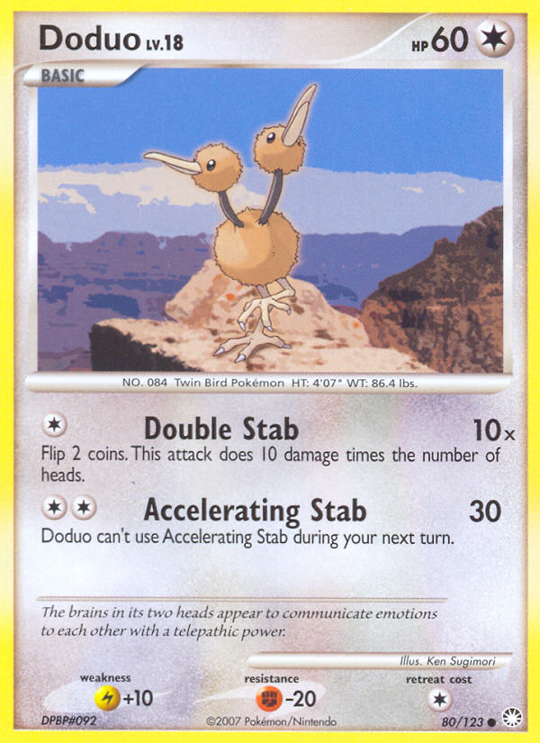 Doduo - Mysterious Treasures SET-80