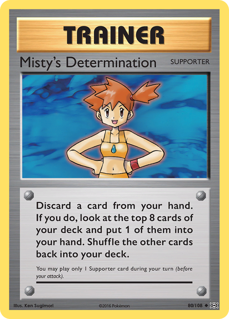 Misty's Determination - Evolutions SET-80