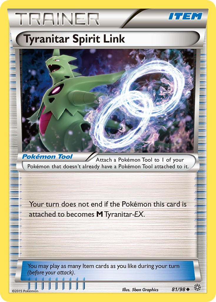 Tyranitar Spirit Link - Ancient Origins SET-81