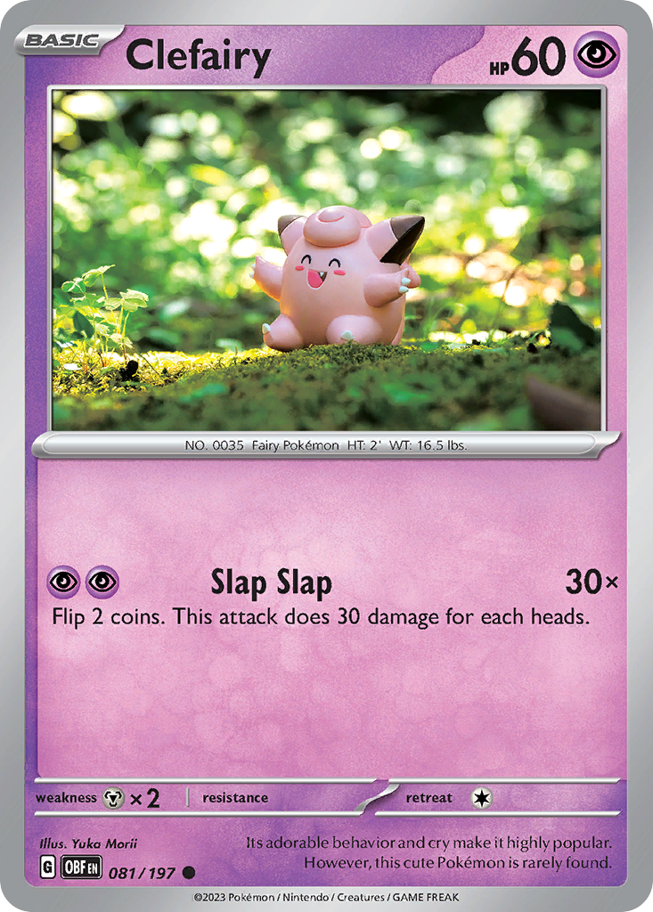Clefairy - Obsidian Flames SET-81