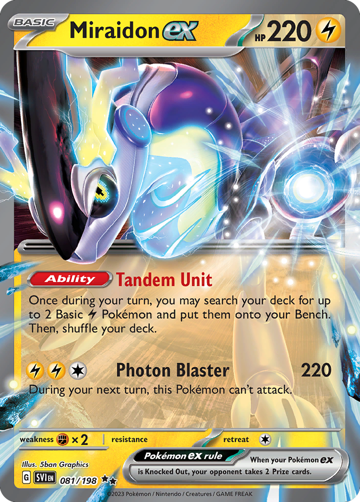 Miraidon EX - Scarlet & Violet SET-81