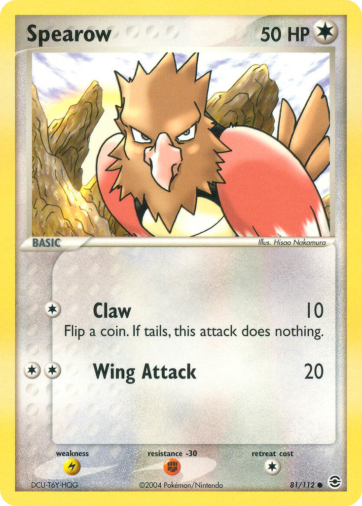 Spearow - FireRed & LeafGreen SET-81