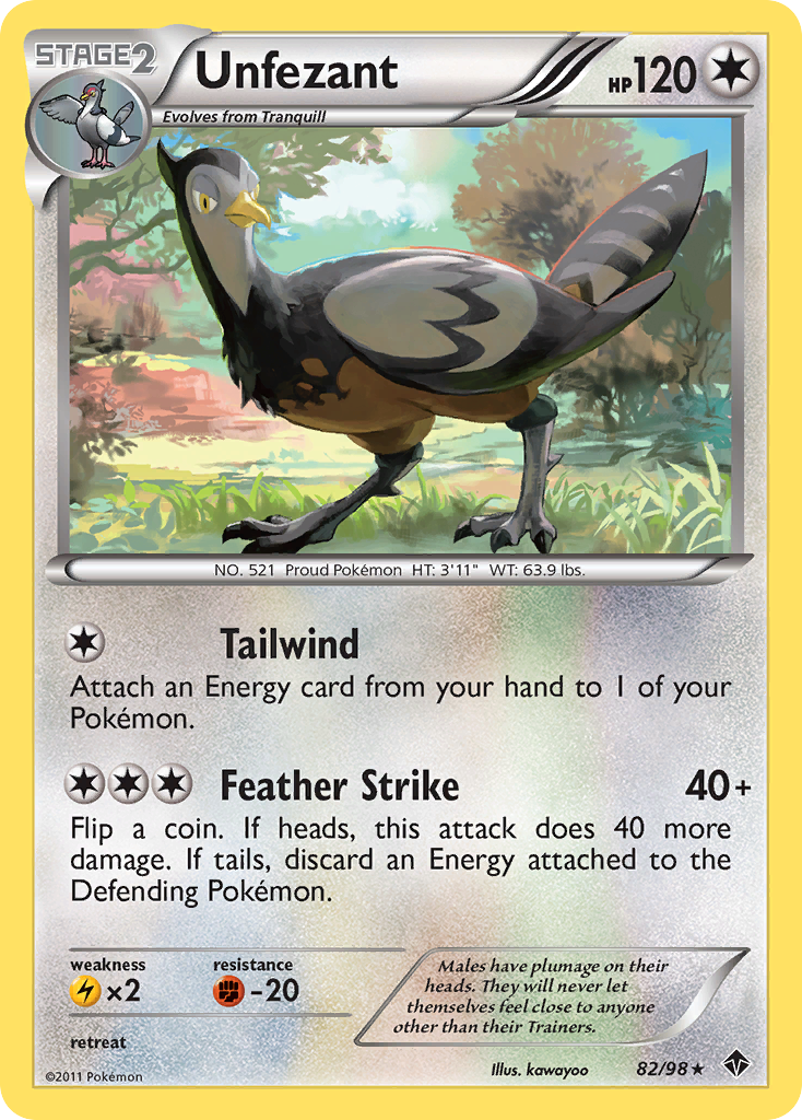 Unfezant - Emerging Powers SET-82