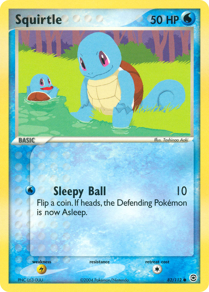 Squirtle - FireRed & LeafGreen SET-82