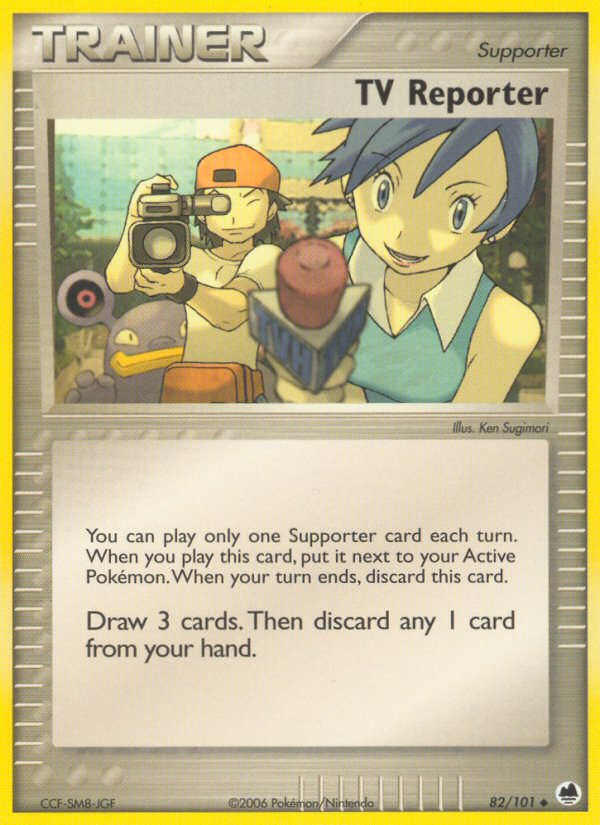 TV Reporter - Dragon Frontiers SET-82