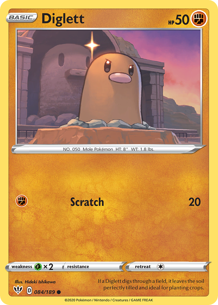Diglett - Darkness Ablaze SET-84