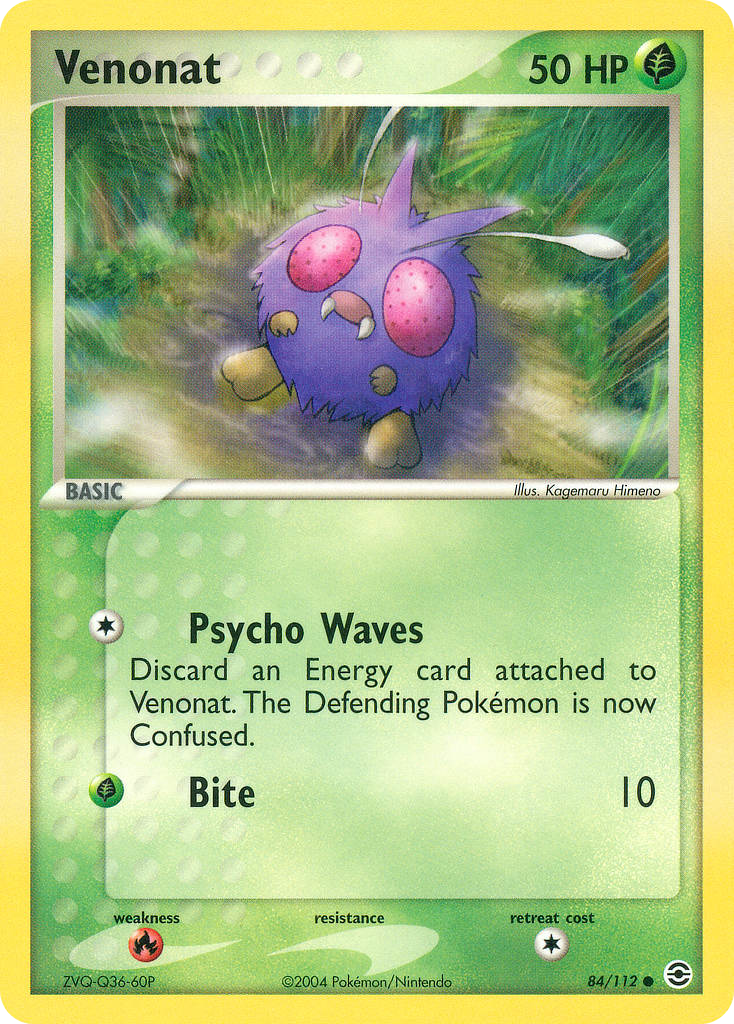 Venonat - FireRed & LeafGreen SET-84