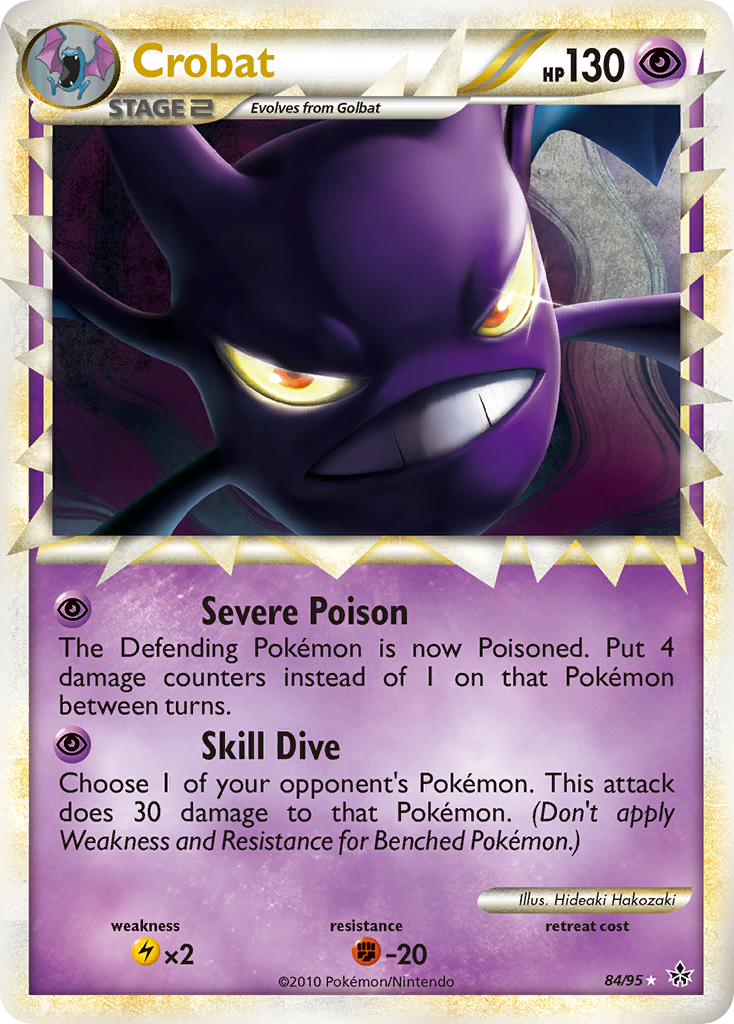Crobat - HS Unleashed SET-84