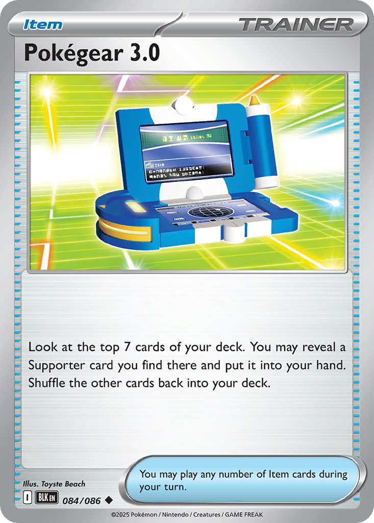 Pokegear 3.0 - Black Bolt SET-84