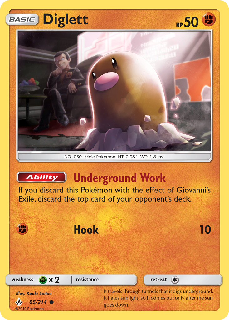Diglett - Unbroken Bonds SET-85