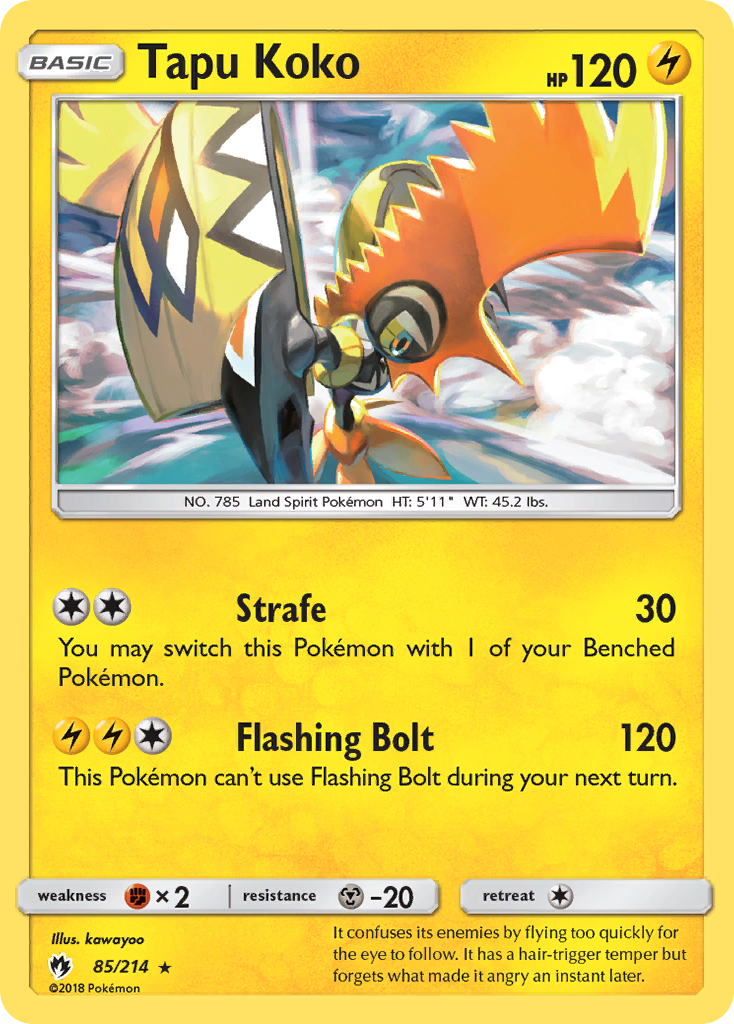 Tapu Koko - Lost Thunder SET-85