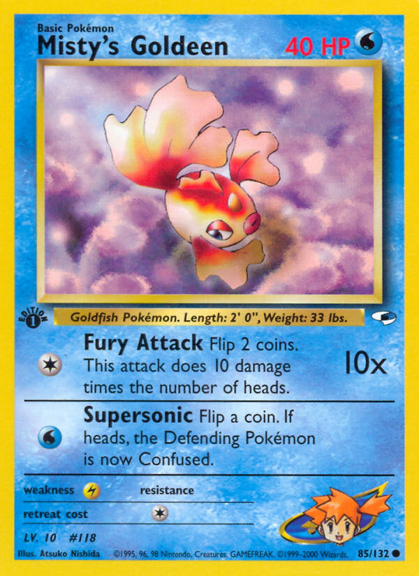 Misty's Goldeen - Gym Heroes SET-85