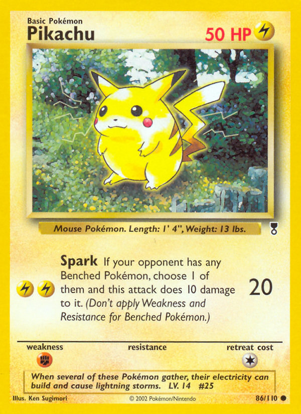 Pikachu - Legendary Collection SET-86