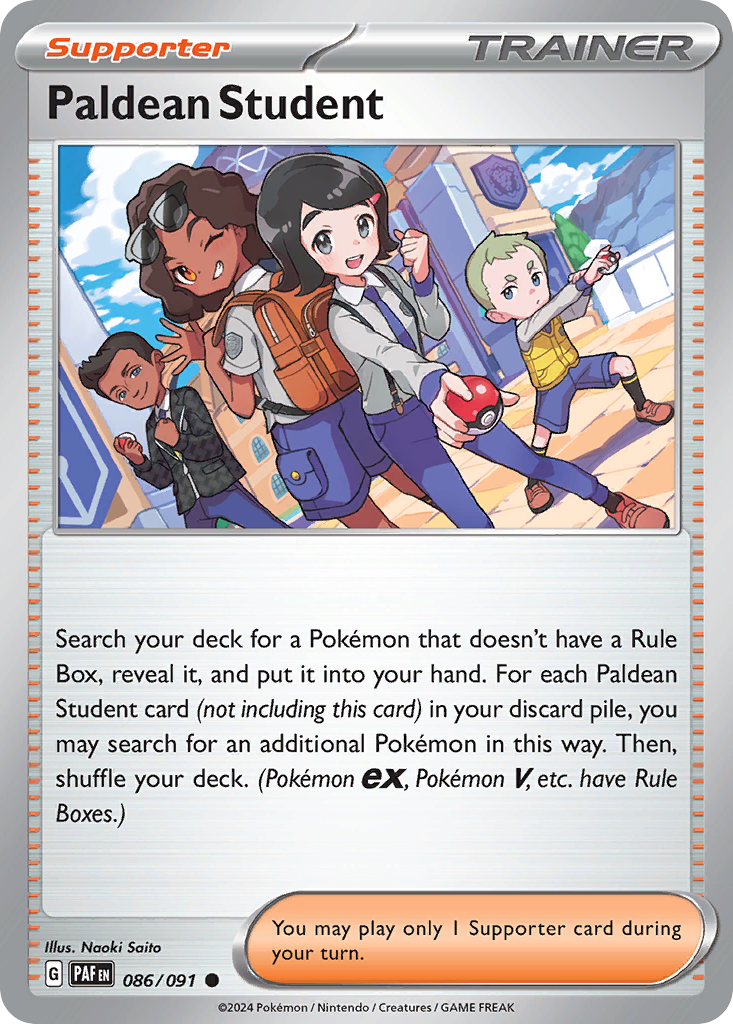 Paldean Student - Paldean Fates SET-86