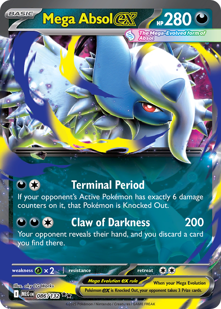 Mega Absol EX - Mega Evolution SET-86
