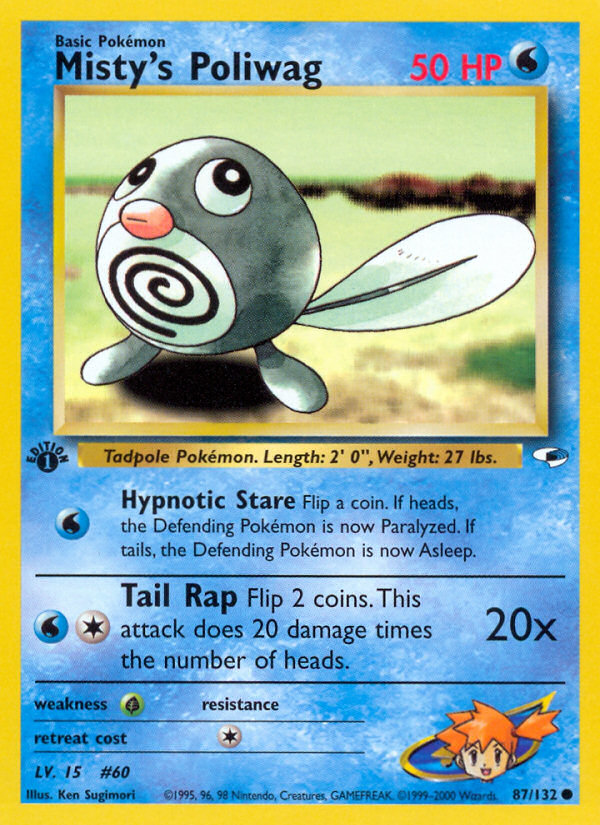 Misty's Poliwag - Gym Heroes SET-87