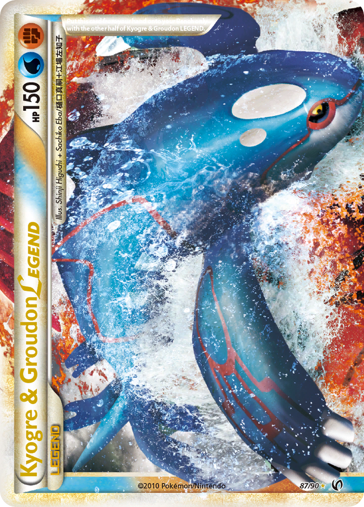 Kyogre & Groudon LEGEND - HS Undaunted SET-87