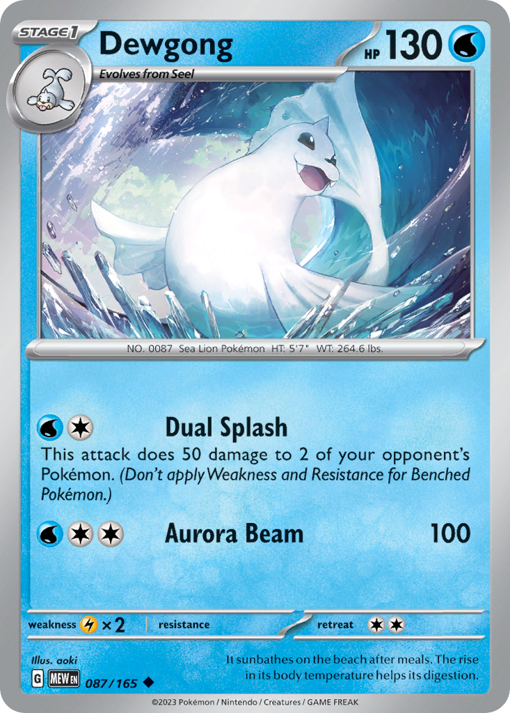 Dewgong - 151 SET-87