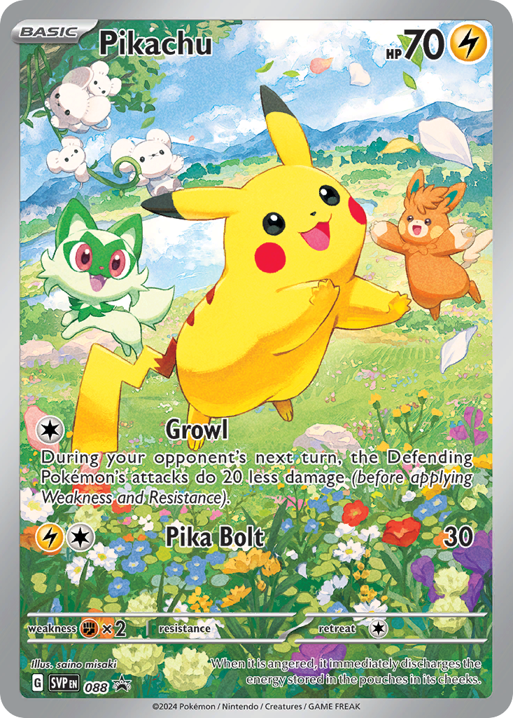 Pikachu - Scarlet & Violet Black Star Promos SET-88
