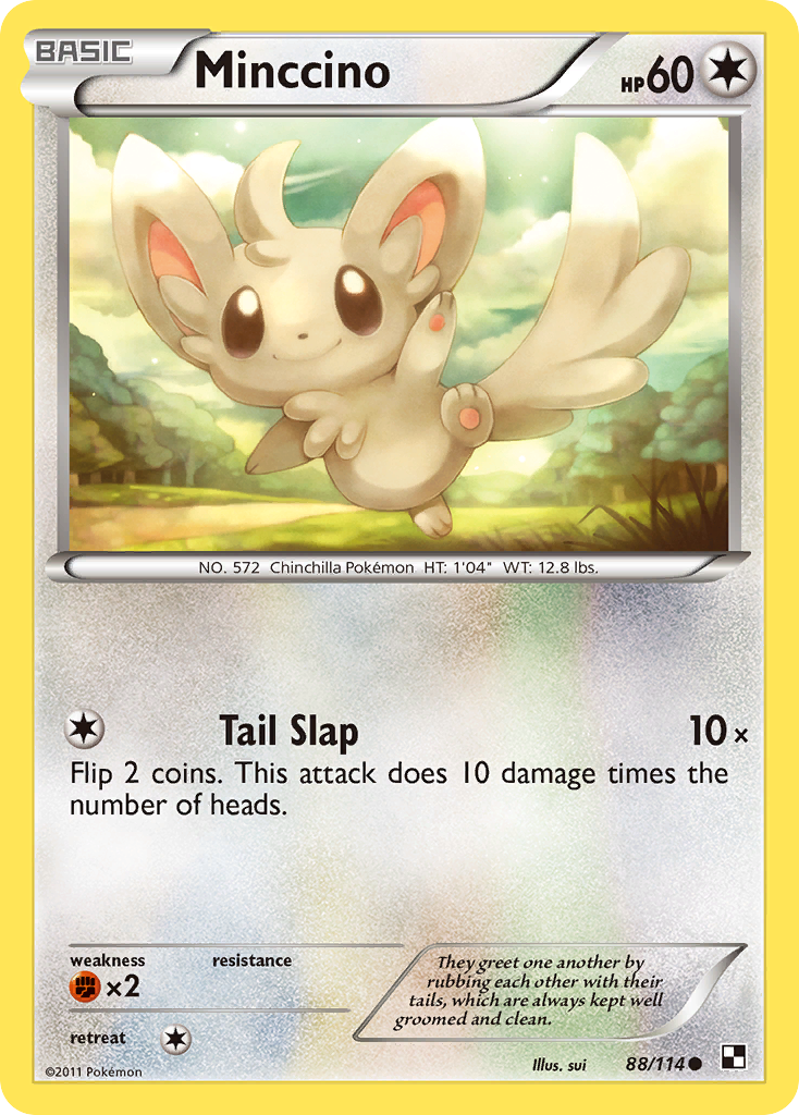 Minccino - Black & White SET-88