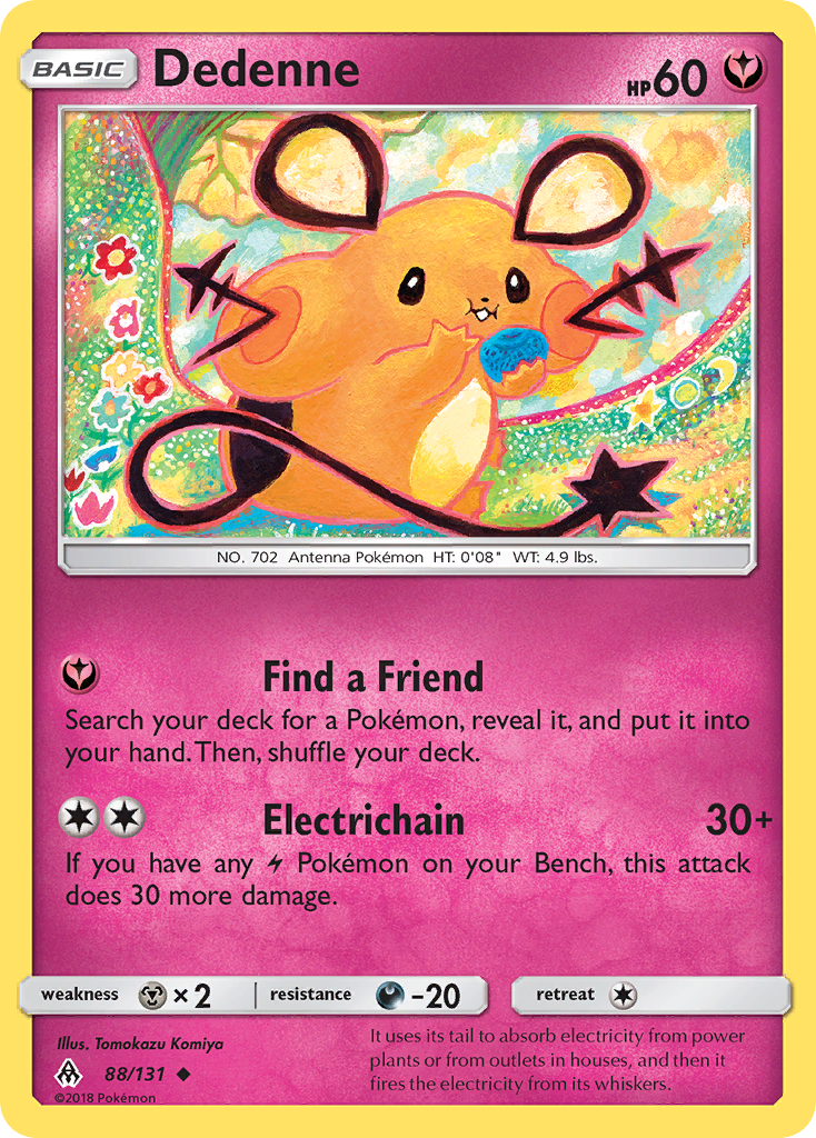 Dedenne - Forbidden Light SET-88