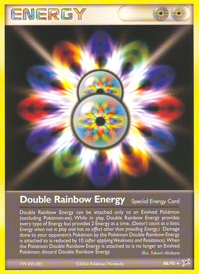 Double Rainbow Energy - Team Magma vs Team Aqua SET-88