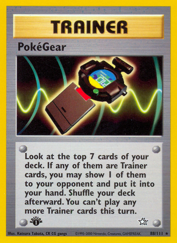 PokeGear - Neo Genesis SET-88