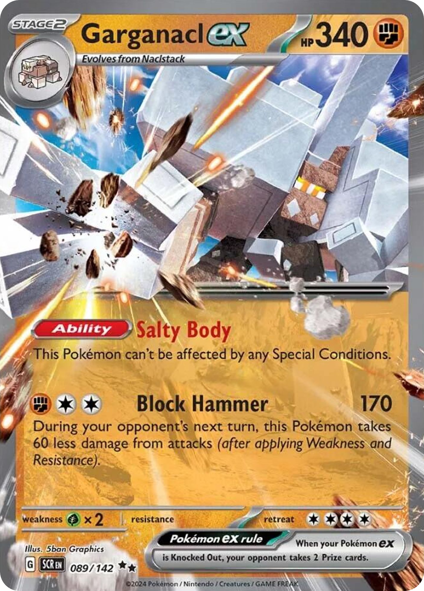 Garganacl EX - Stellar Crown SET-89