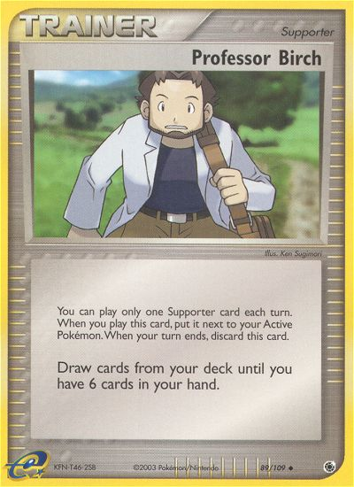 Professor Birch - Ruby & Sapphire SET-89