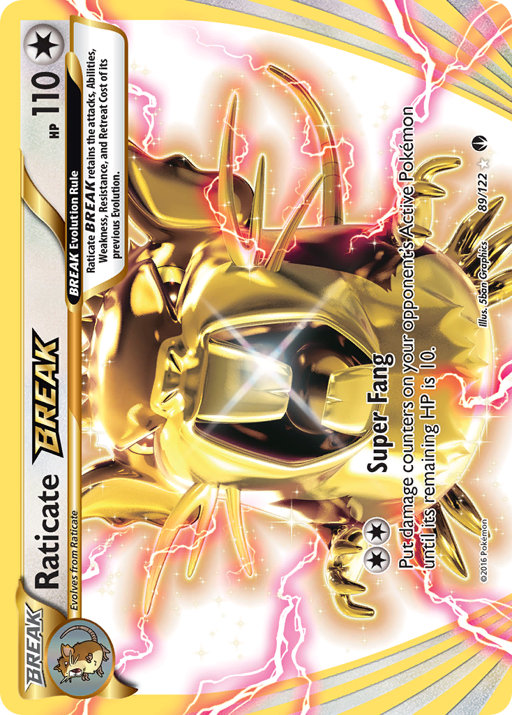 Raticate BREAK - BREAKpoint SET-89