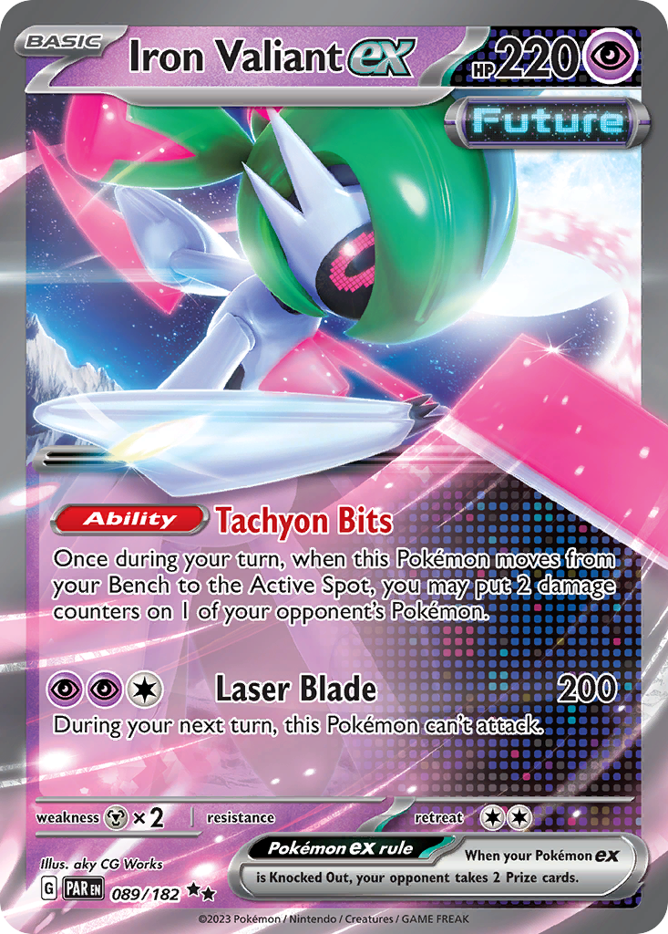Iron Valiant EX - Paradox Rift SET-89