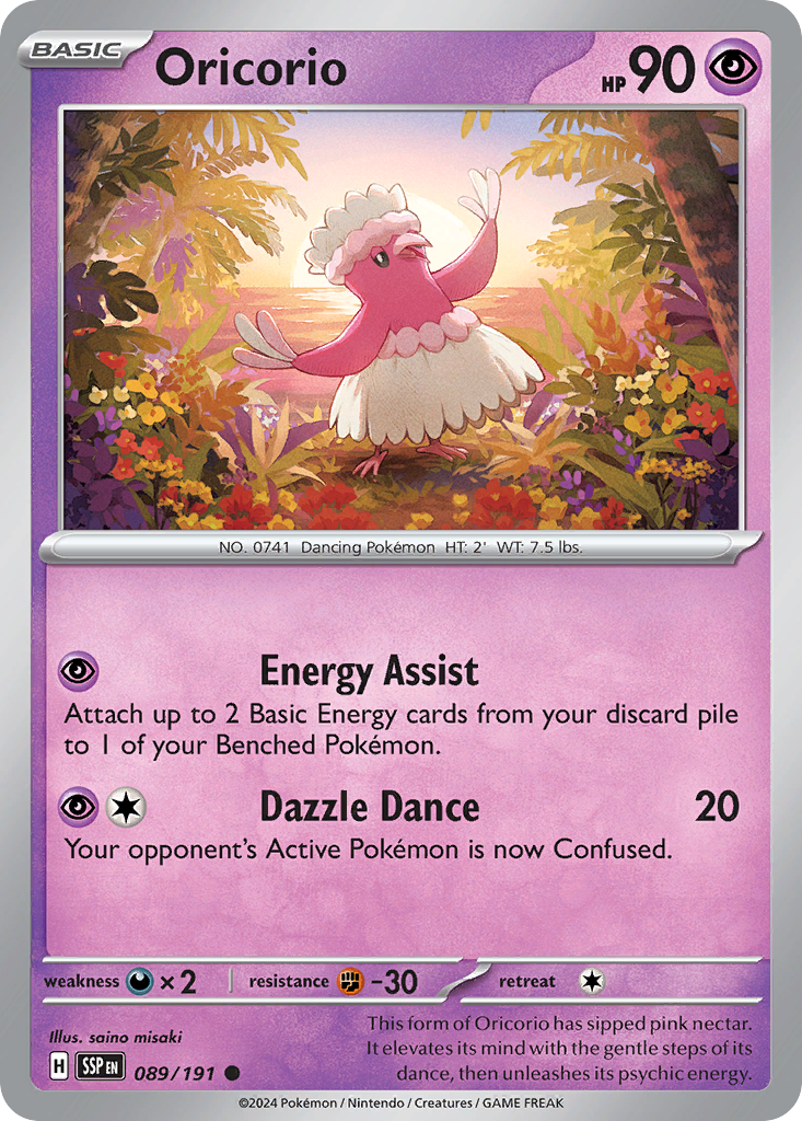 Oricorio - Surging Sparks SET-89