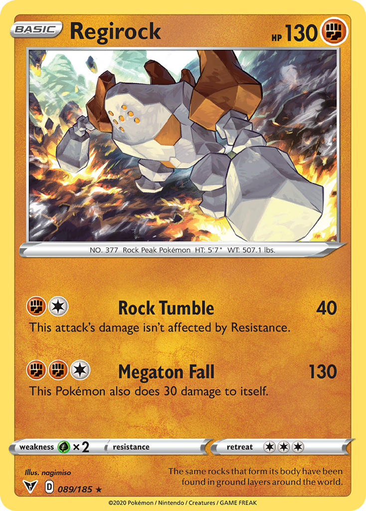 Regirock - Vivid Voltage SET-89