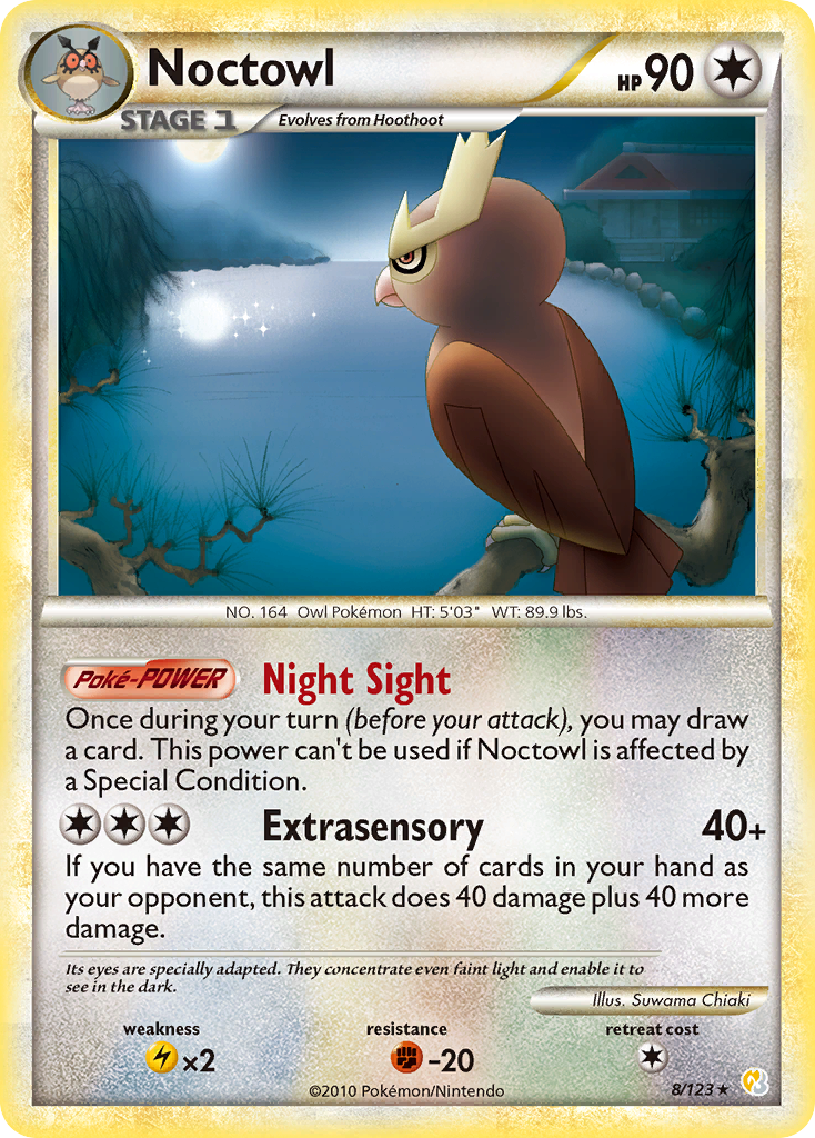 Noctowl - HeartGold & SoulSilver SET-8