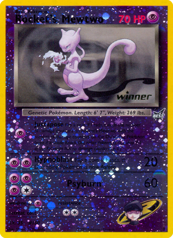 Rocket's Mewtwo - Best of Game SET-8