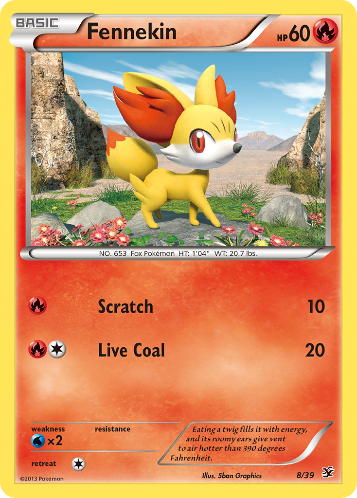 Fennekin - Kalos Starter Set SET-8