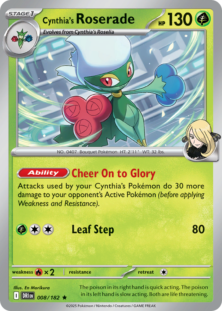 Cynthia's Roserade - Destined Rivals SET-8