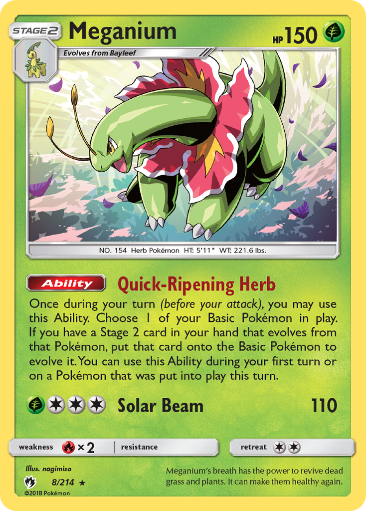 Meganium - Lost Thunder SET-8
